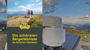 Archived webcam image showing Gerlitzen mountain summit on 14 Sep 2026 at 18:45