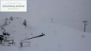 Archived webcam image showing Gitschberg Ski Resort: View Nesselbahn on 14 May 2026 at 18:30