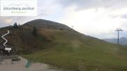 Archived webcam image showing Gitschberg Ski Resort: View Nesselbahn on 18 Aug 2026 at 07:31
