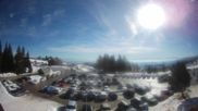 Archived webcam image showing Parking lot, skiresort Hochrindl on 26 Feb 2026 at 10:55