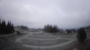 Archived webcam image showing Parking lot, skiresort Hochrindl on 13 Apr 2026 at 06:24