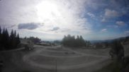 Archived webcam image showing Parking lot, skiresort Hochrindl on 28 May 2026 at 08:27