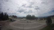Archived webcam image showing Parking lot, skiresort Hochrindl on 28 May 2026 at 10:27