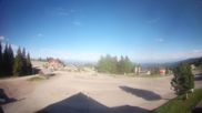Archived webcam image showing Parking lot, skiresort Hochrindl on 28 May 2026 at 18:27