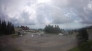 Archived webcam image showing Parking lot, skiresort Hochrindl on 20 Jun 2026 at 12:53