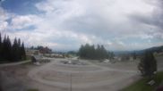 Archived webcam image showing Parking lot, skiresort Hochrindl on 20 Jun 2026 at 14:53