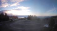Archived webcam image showing Parking lot, skiresort Hochrindl on 19 Aug 2026 at 06:27