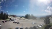 Archived webcam image showing Parking lot, skiresort Hochrindl on 19 Aug 2026 at 12:27