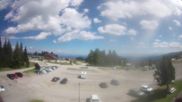 Archived webcam image showing Parking lot, skiresort Hochrindl on 19 Aug 2026 at 14:27