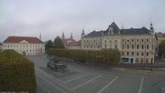 Archived webcam image showing Neuer Platz at Klagenfurt city on 1 Oct 2026 at 07:29