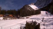 Archived webcam image showing Gamskarlift (skiresort Ehrwald) on 26 Feb 2026 at 12:18