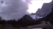 Archiviertes Webcam Bild: Ehrwald: Gamsalm und Gamskarlift am 12.04.2026 um 07:49 Uhr