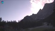 Archiviertes Webcam Bild: Ehrwald: Gamsalm und Gamskarlift am 28.05.2026 um 07:34 Uhr