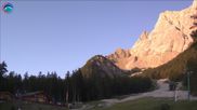 Archived webcam image showing Gamskarlift (skiresort Ehrwald) on 12 Jul 2026 at 20:58