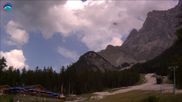 Archived webcam image showing Gamskarlift (skiresort Ehrwald) on 16 Aug 2026 at 14:07