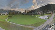 Archived webcam image showing Panoramic view lake Ossiacher See on 12 Oct 2026 at 08:58
