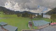Archived webcam image showing Panoramic view lake Ossiacher See on 12 Oct 2026 at 12:58