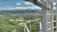 Archived webcam image showing Pyramidenkogel, observation tower on 12 Jun 2026 at 16:07