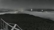 Archived webcam image showing Pyramidenkogel, observation tower on 1 Oct 2026 at 07:25