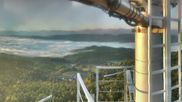 Archived webcam image showing Pyramidenkogel, observation tower on 1 Oct 2026 at 08:25
