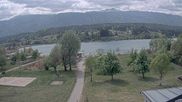 Archived webcam image showing Camping site and bathing beach Schluga on 28 Apr 2026 at 12:03