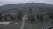 Archived webcam image showing Camping site and bathing beach Schluga on 17 Sep 2026 at 06:00