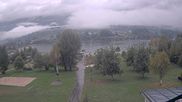Archived webcam image showing Camping site and bathing beach Schluga on 17 Sep 2026 at 08:00