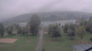 Archived webcam image showing Camping site and bathing beach Schluga on 17 Sep 2026 at 12:00