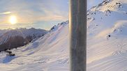 Archived webcam image showing Panorama ski resort Schöneben on 1 Apr 2026 at 08:34