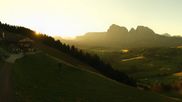 Archived webcam image showing Seiser Alm - panoramic view on 26 Aug 2026 at 07:54