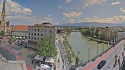 Archiviertes Webcam Bild: Panoramablick Villach am 28.05.2026 um 14:20 Uhr