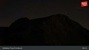 Archived webcam image showing Hafelekar - Innsbruck Nordkettenbahn on 13 Jul 2026 at 03:22