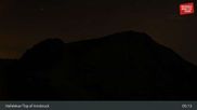 Archived webcam image showing Hafelekar - Innsbruck Nordkettenbahn on 15 Oct 2026 at 05:22