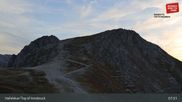 Archived webcam image showing Hafelekar - Innsbruck Nordkettenbahn on 15 Oct 2026 at 08:22