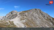 Archived webcam image showing Hafelekar - Innsbruck Nordkettenbahn on 15 Oct 2026 at 13:22