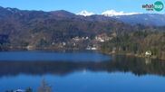 Archived webcam image showing Webcam Lake Bled - Slovenia on 26 Feb 2026 at 08:41