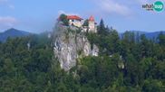 Archiviertes Webcam Bild: Bled: Blick auf See und Burg am 12.07.2026 um 10:23 Uhr