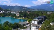 Archiviertes Webcam Bild: Bled: Blick auf See und Burg am 12.07.2026 um 14:23 Uhr