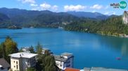 Archiviertes Webcam Bild: Bled: Blick auf See und Burg am 26.08.2026 um 12:22 Uhr