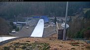 Archived webcam image showing Willingen: Mühlenkopfschanze Take Off Area on Feb 26, 2026 at 7:53 AM