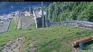 Archived webcam image showing Willingen: Mühlenkopfschanze Take Off Area on 28 May 2026 at 08:10