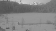 Archived webcam image showing View Freibergsee near Oberstdorf on 26 Feb 2026 at 06:54