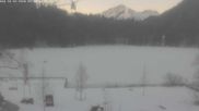 Archived webcam image showing View Freibergsee near Oberstdorf on 26 Feb 2026 at 07:54