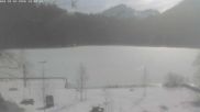 Archived webcam image showing View Freibergsee near Oberstdorf on 26 Feb 2026 at 14:54