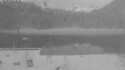 Archived webcam image showing View Freibergsee near Oberstdorf on 3 Apr 2026 at 06:11