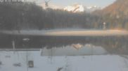 Archived webcam image showing View Freibergsee near Oberstdorf on 3 Apr 2026 at 08:11