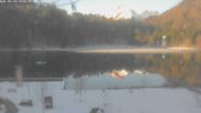 Archived webcam image showing View Freibergsee near Oberstdorf on 5 Apr 2026 at 08:12