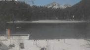 Archived webcam image showing View Freibergsee near Oberstdorf on 5 Apr 2026 at 12:12