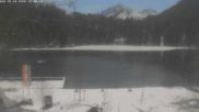 Archived webcam image showing View Freibergsee near Oberstdorf on 5 Apr 2026 at 14:12