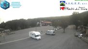 Archived webcam image showing Prati di Tivo Ski Resort - Base Station on 10 Sep 2026 at 07:08